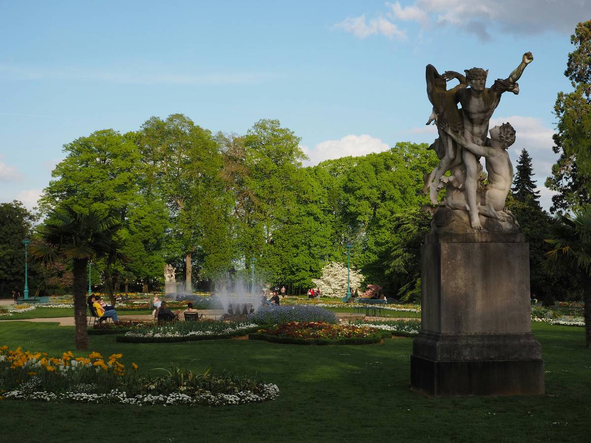 statue placement garden how do you position a stone figure among flowering shrubs without overcrowding
